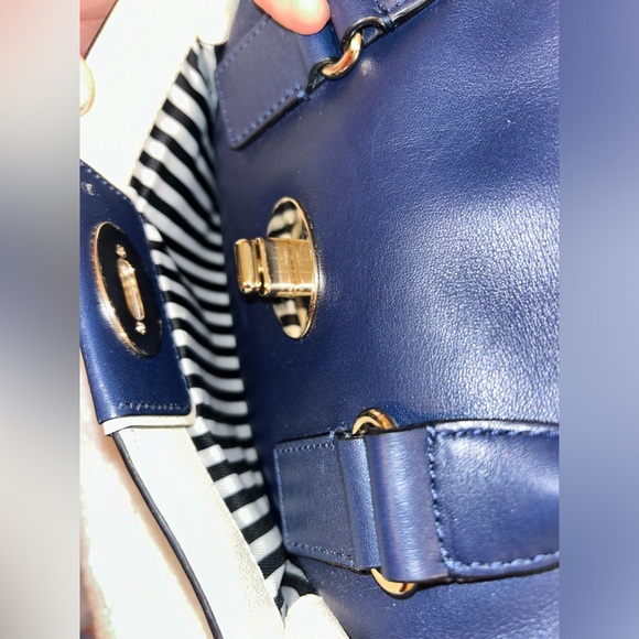 Kate Spade Hampton Road Janie Satchel Two-Tone Leather - Picture 11 of 12